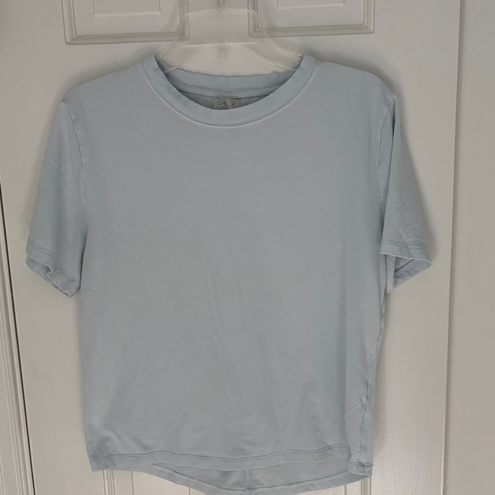 Set of 3 Calia Athletic Short Sleeve Shirts Size M in blue, gray and pale blue - Picture 2 of 11